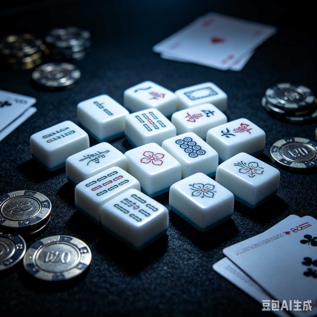 cute mini mahjong tiles set