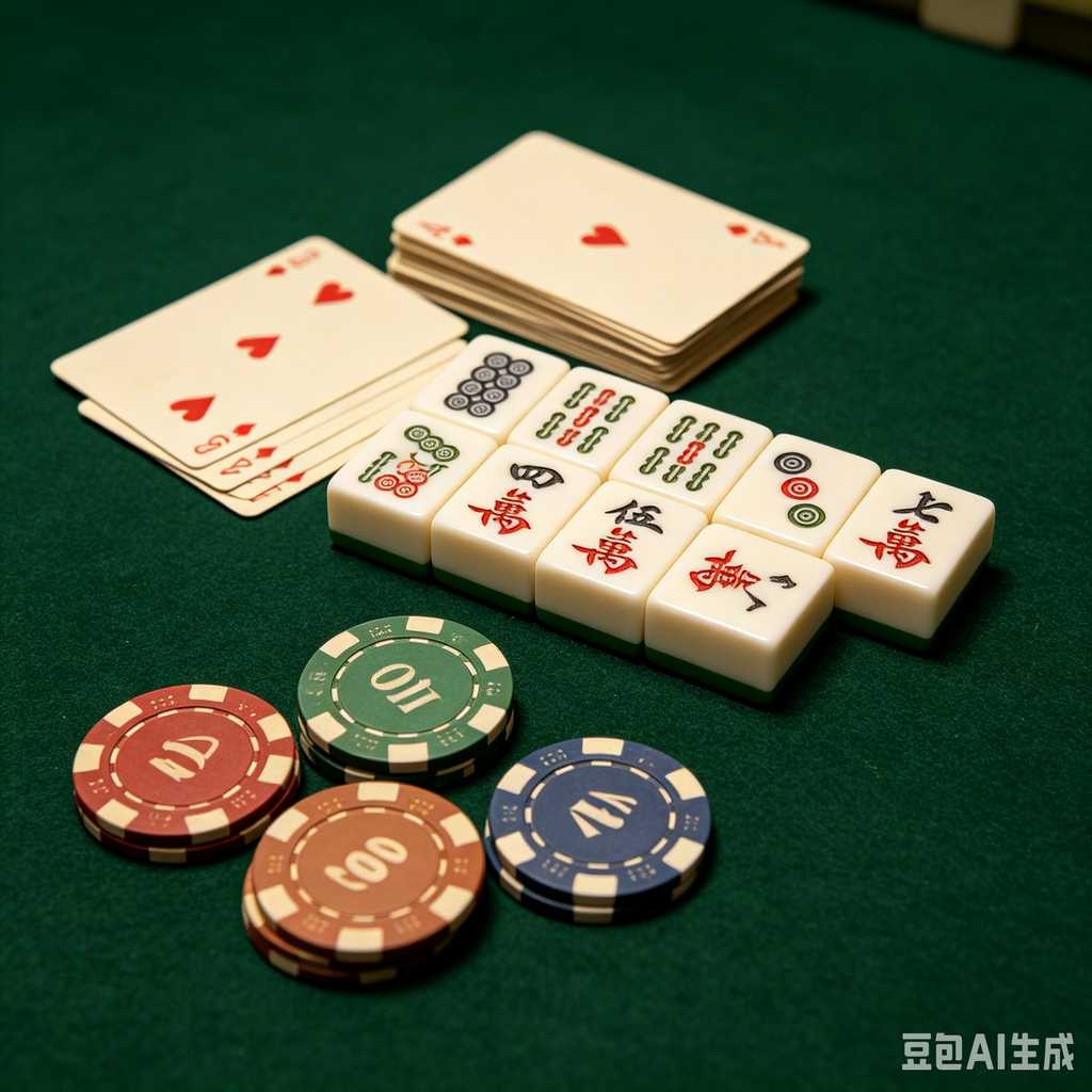 modern color mahjong tiles